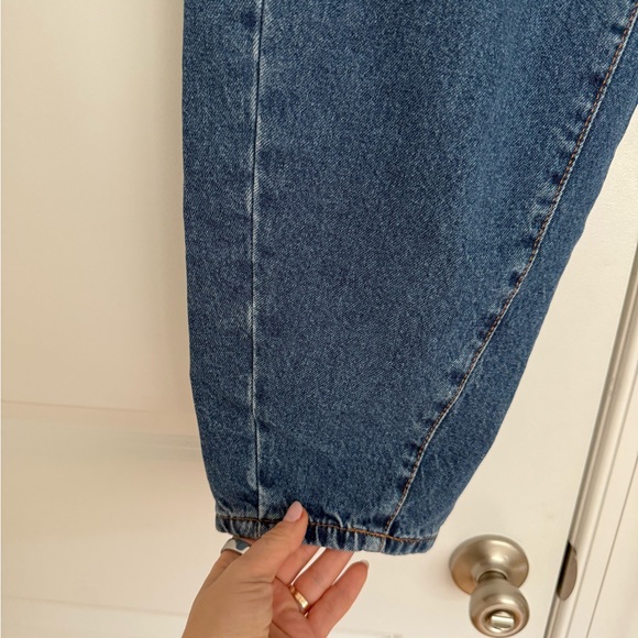 Primark Dark Blue Women's Barrel Cut Jeans - Picture 7 of 8